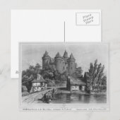 Het kasteel van Combourg Briefkaart (Voorkant / Achterkant)