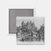 Het kasteel van Combourg Magneet (Voorkant / Achterkant)