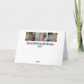 Het kasteel van Crystal Citadel Feestdagen Kaart (Achterkant)