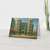 Het kasteel van Crystal Citadel Feestdagen Kaart (Voorkant)