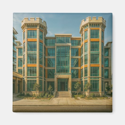 Het kasteel van Crystal Citadel Magneet (Voorkant)