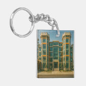 Het kasteel van Crystal Citadel Sleutelhanger (Voorkant Links)