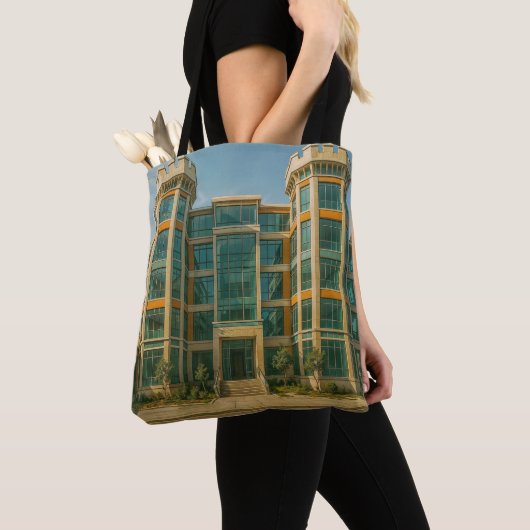 Het kasteel van Crystal Citadel Tote Bag (Dichtbij)