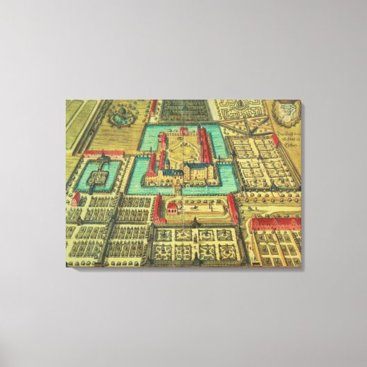 Het kasteel van de Prins van Kothen Canvas Afdruk (Voorkant)