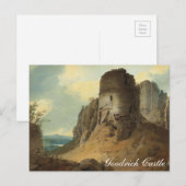 Het Kasteel van Goodrich door Hugh William Briefkaart (Voorkant / Achterkant)