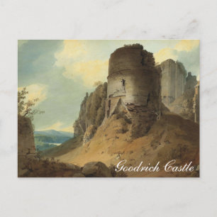 Het Kasteel van Goodrich door Hugh William Briefkaart
