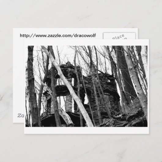 Het kasteel van Jim Thorpe briefkaart (Voorkant / Achterkant)