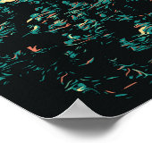 Het kasteel van Neuschwanstein in Schwangau, Duits Poster (Hoek)