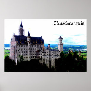Het kasteel van Neuschwanstein Poster