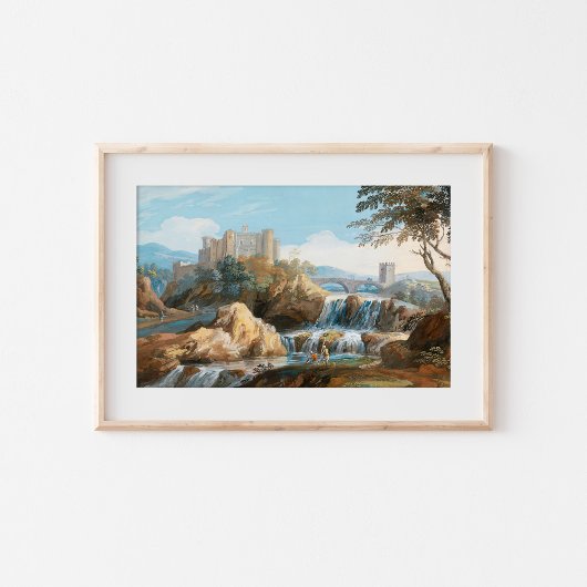 Het kasteel van Orsini | Giovanni Battista Busiri Poster