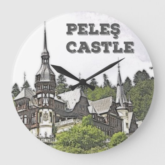 Het Kasteel van Peles Grote Klok (Voorkant)