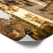 Het kasteel van Peles in Prahova, Roemenië Poster (Hoek)