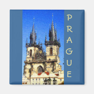 Het Kasteel van Praag Magneet