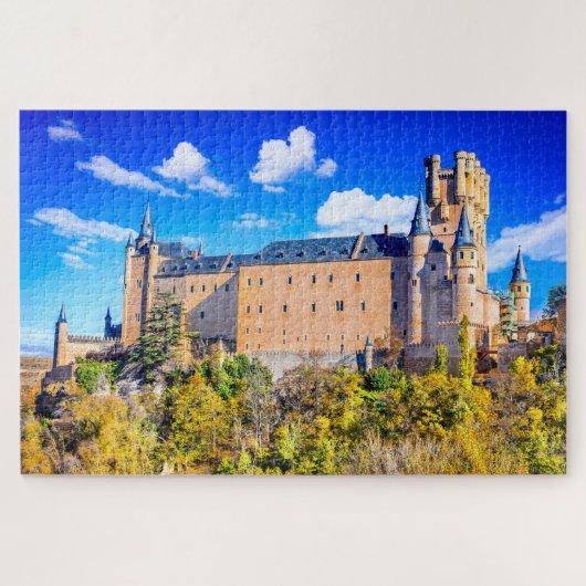 Het kasteel van Puzzle Segovia in Spanje Legpuzzel (Horizontaal)