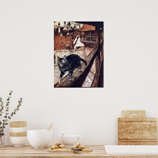 Het kasteel van Rackham Poster (Keuken)