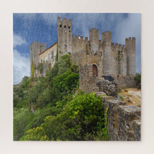 Het kasteel van Real Portugal — Obidos Legpuzzel (Verticaal)