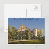 Het Kasteel van Rosenau, Thuringia, Duitsland Briefkaart (Voorkant / Achterkant)