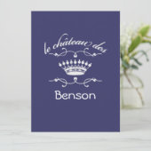 het kasteel van YOUR NAME Kaart (Staand voorkant)