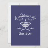 het kasteel van YOUR NAME Kaart (Voorkant)