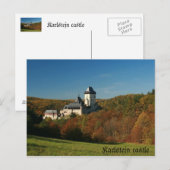 Het kasteelBriefkaart van Karlstejn Briefkaart (Voorkant / Achterkant)