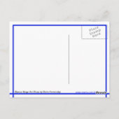 Het Kat Bianca Toon Zingt het Briefkaart van het O (Achterkant)