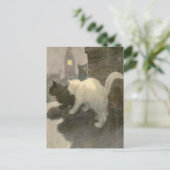 Het kat-boek: een nacht op briefkaart (Staand voorkant)