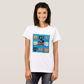 Het Kat Bunch Cute Cat Lover T Shirt (Voorkant volledig)