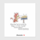 Het Kat & de Zoetrope Sticker (Vel)