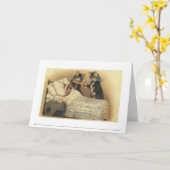 Het Kat krijgt een goede Kaart (Gele Bloem)