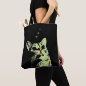 Het Kat van de Blep Wijze kijkt de sterren Tote Bag (Dichtbij)