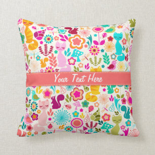 Het Kat van de tuin Kussen