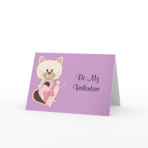 Het Kat van de Valentijnsdag met Chocolade