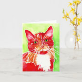 Het kat van de "verf" AFRP Kaart (Gele Bloem)