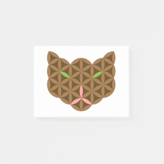 het kat van levensgesuikerde dieren . Middelgroot  Post-it® Notes (Voorkant)