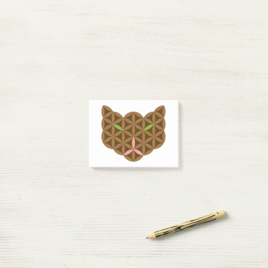 het kat van levensgesuikerde dieren . Middelgroot Post-it® Notes (Op bureau)