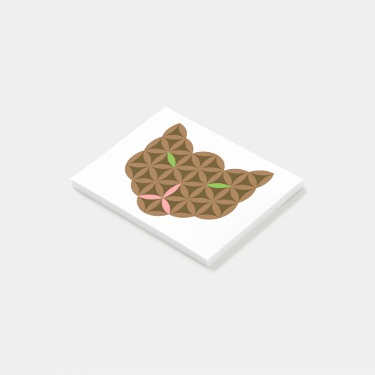 het kat van levensgesuikerde dieren . Middelgroot Post-it® Notes (Schuin)