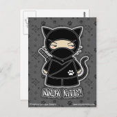Het Kat van Ninja! Briefkaart (Voorkant / Achterkant)