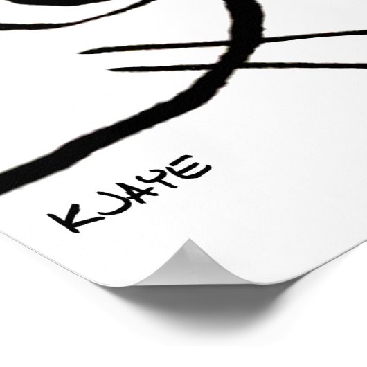 Het Kat zal je voedsel sturen - Funny Cat Poster (Hoek)