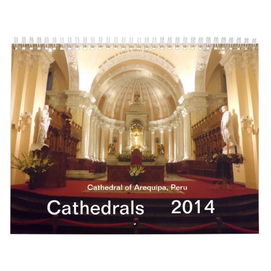 Het kathedraal kalender van 2014 (Hoes)