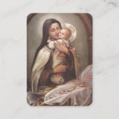 Het katholieke kerstgebed van de heilige Kaart Visitekaartje (Voorkant)