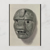 Het katoenmasker van een man, van Oaxaca, Pre-Colu Briefkaart (Voorkant)