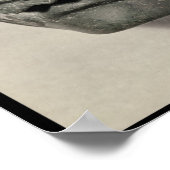 Het katoenmasker van een man, van Oaxaca, Pre-Colu Poster (Hoek)