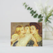 Het kazerne. 1902, Mary Cassatt Briefkaart (Staand voorkant)