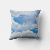 Het keelchakra - Symbool van de adem levens Kussen (Achterkant)