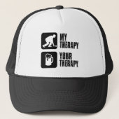 Het kegelenontwerp van het gazon trucker pet (Voorkant)