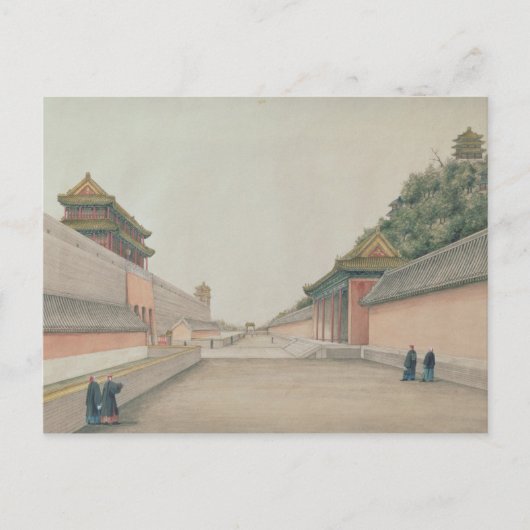 Het keiharde paleis in Peking Briefkaart (Voorkant)