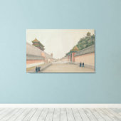 Het keiharde paleis in Peking Canvas Afdruk (Insitu (Houten vloer))