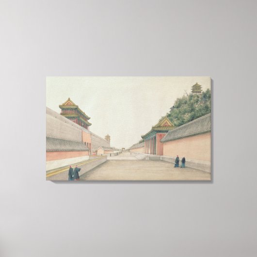 Het keiharde paleis in Peking Canvas Afdruk (Voorkant)