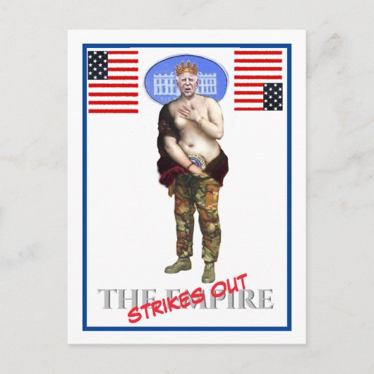 Het keizerrijk slaat Briefkaart uit (Voorkant)