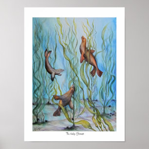 Het Kelp bos Poster